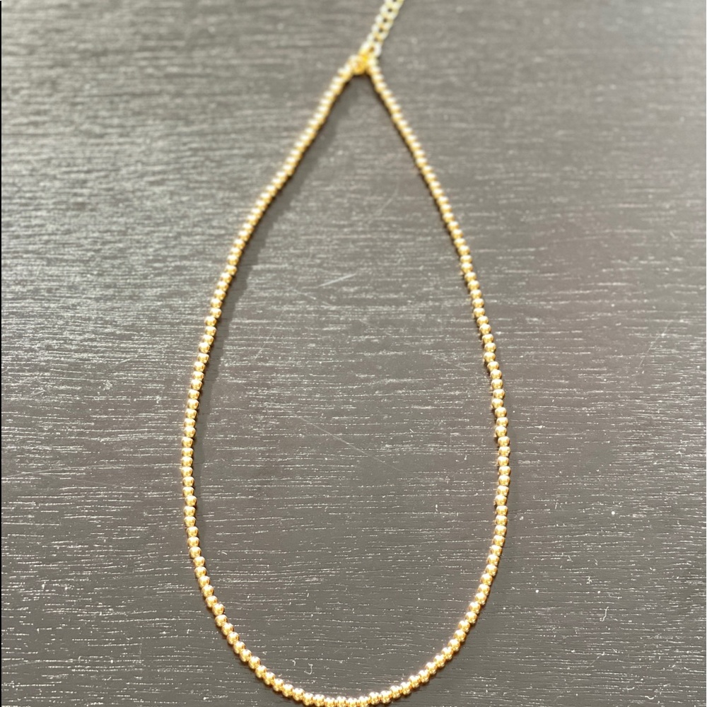 Gold Filled 14k ball beads Necklaces and bracelets.